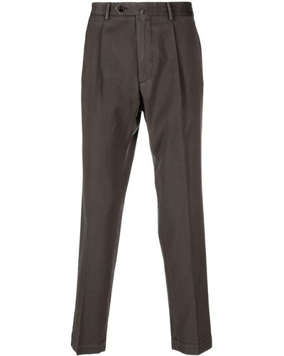 Dell'Oglio Pantalones de vestir ajustados - Gris