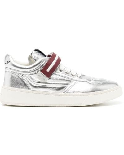 Bally Leather Touch-strap Trainers - White