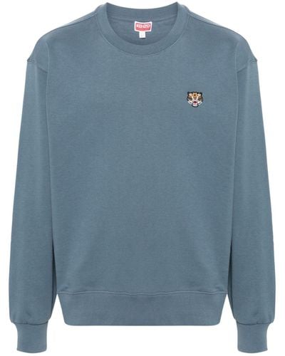 KENZO Sweatshirt mit Tiger - Blau