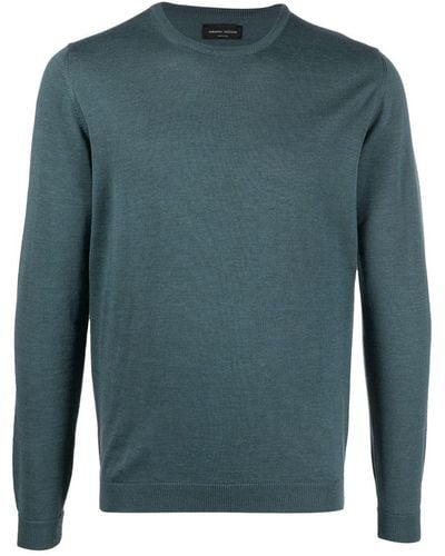 Roberto Collina Round-neck Merino Sweater - Green