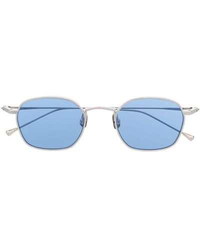 Peter & May Walk Square-frame Metal Sunglasses - Blue