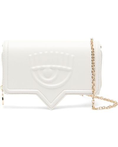 Chiara Ferragni Eyelike Bags, Sketch 14 Wallet Accessories - White