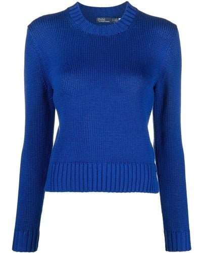 Polo Ralph Lauren リブニット セーター - ブルー