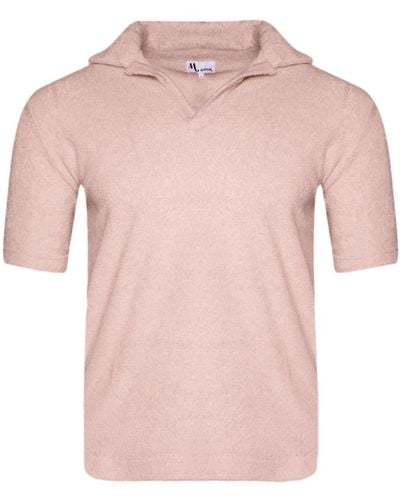Doppiaa Poloshirt mit kurzen Ärmeln - Pink