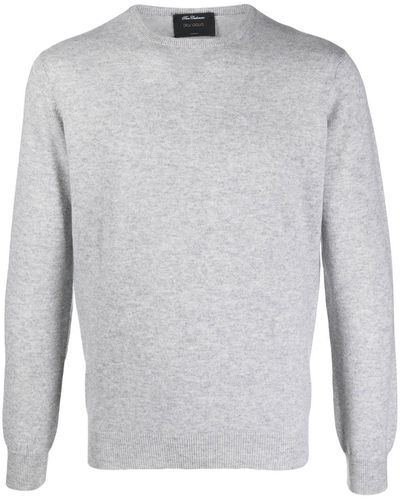 Dell'Oglio Crew-neck Cashmere Sweater - Gray