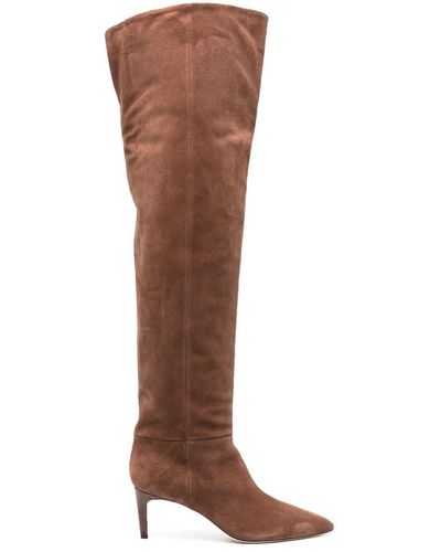 Paris Texas 60mm Suede Knee-high Boots - Brown