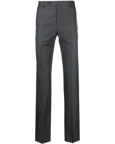 Rota Pressed-crease Tailored Pants - Gray