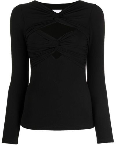 Acler Redland Cut-out Top - Black