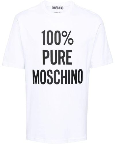 Moschino スローガン Tシャツ - ホワイト