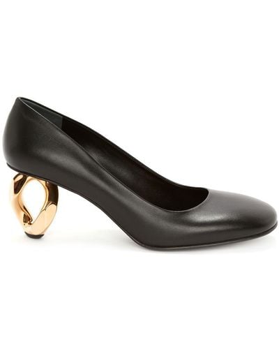 JW Anderson Chain Mid-heel Court Shoes - Black