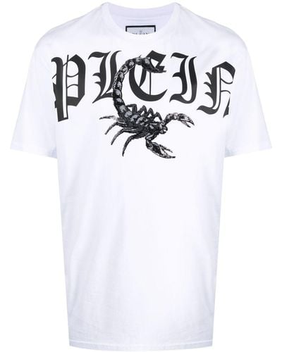 Philipp Plein Scorpion プリント Tシャツ - ホワイト
