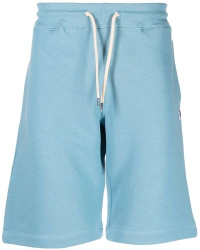 PS by Paul Smith Logo-patch Detail Shorts - Blue