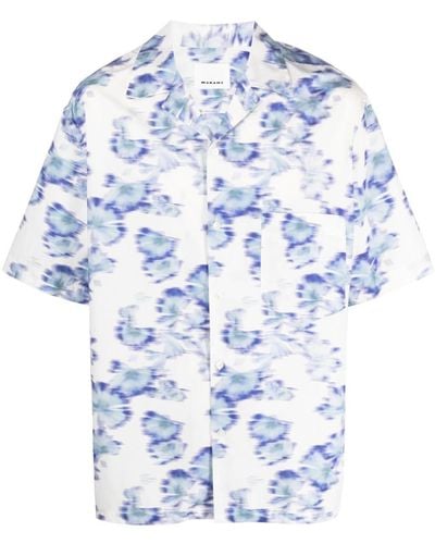Isabel Marant Overhemd Met Bloemenprint - Blauw