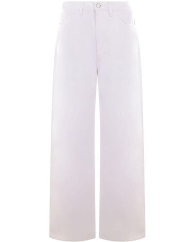 3x1 Flip Wide-leg Jeans - White