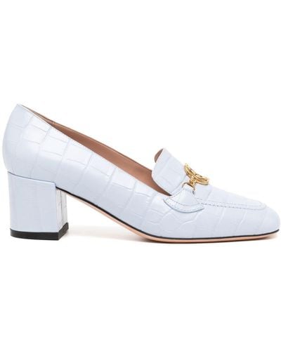 Bally Ellyane 50mm Leather Court Shoes - White