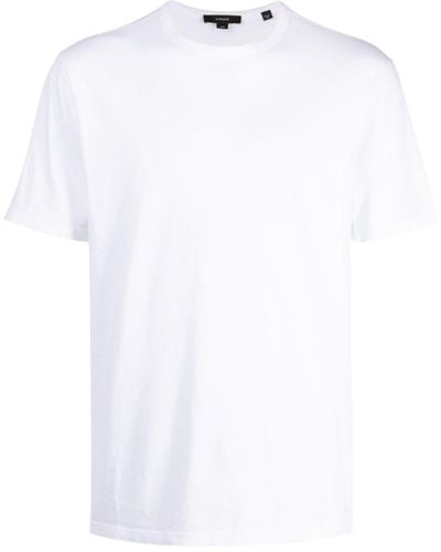 Vince Garment-dyed Cotton T-shirt - White