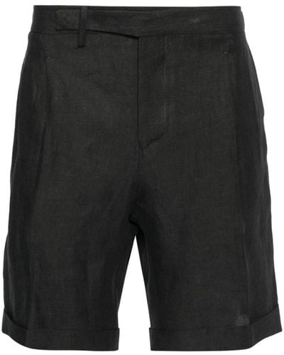 Briglia 1949 Linen Tailored Shorts - Black