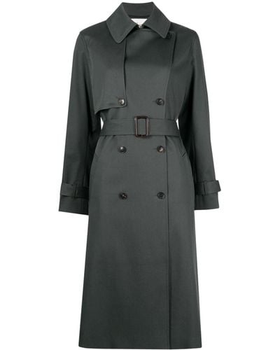 Bonpoint Belted Double-breasted Trench Coat - Black