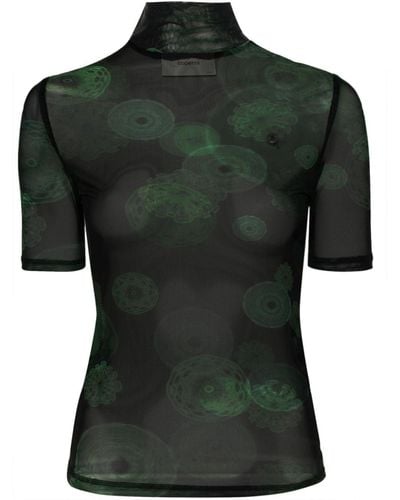 Coperni Cymatics Mesh T-shirt - Green