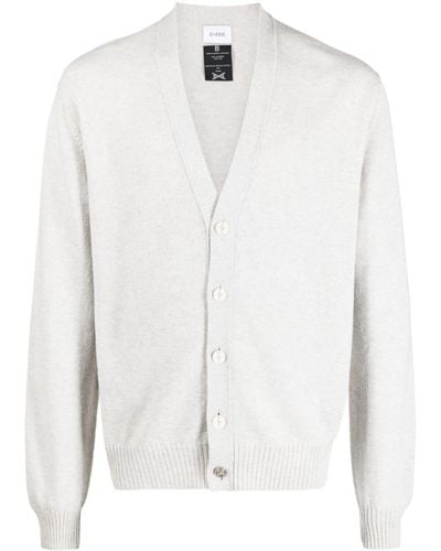 Barrie B Label Cashmere Cardigan - White