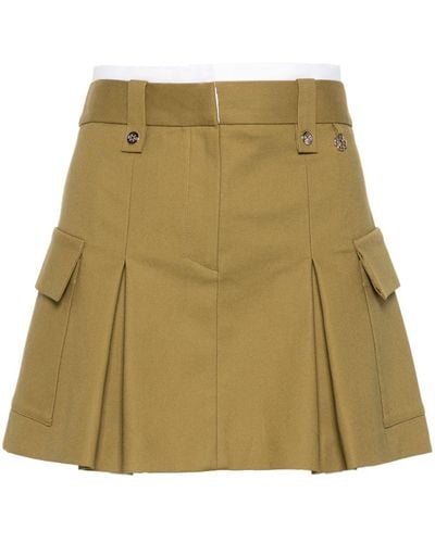 Maje Jinima low-waisted cargo miniskirt - Natur