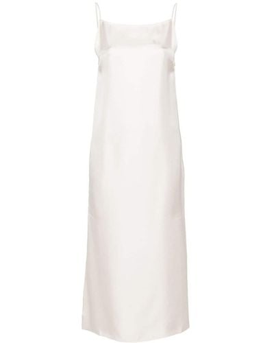 Loulou Studio Sulum Silk Maxi Dress - White