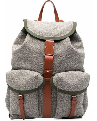 Maison Margiela Contrast-trim Backpack - Green