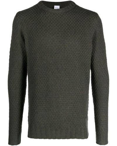 Aspesi Chunky-knit Wool Sweater - Green