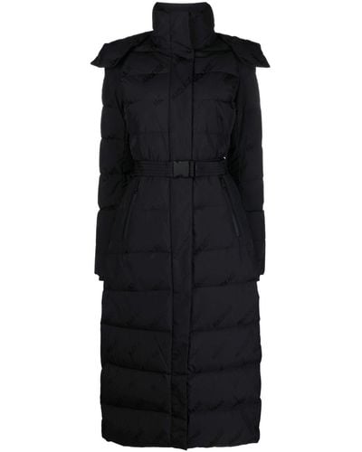 Mackage Padded Hooded Maxi Coat - Black