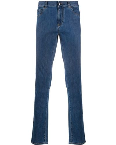 Canali Skinny Jeans - Blauw