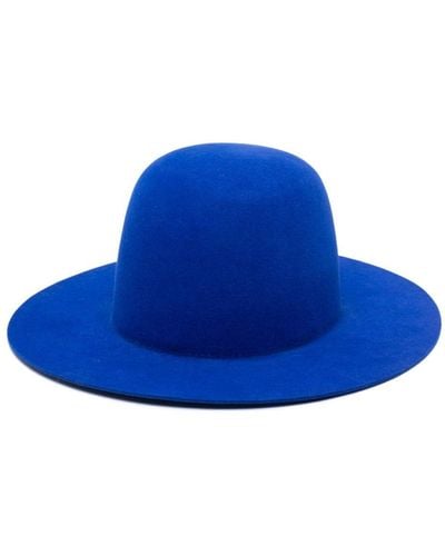 Etudes Studio Felted Wool Hat - Blue