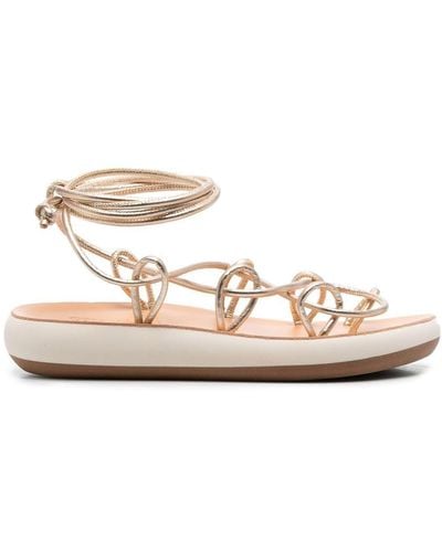 Ancient Greek Sandals Nisi Crossover-strap Detail Sandals - Pink