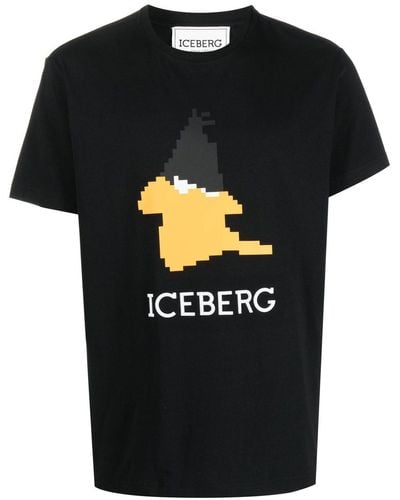 Iceberg Looney Tunes Logo-print T-shirt - Black