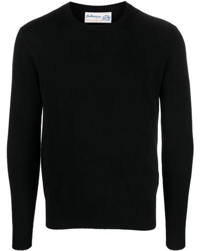Ballantyne Crew-neck Cashmere Sweater - Black