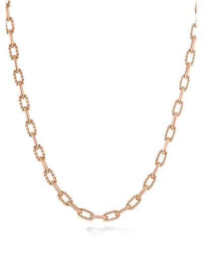 David Yurman 18kt Rose Gold Madison Chain Necklace - Natural