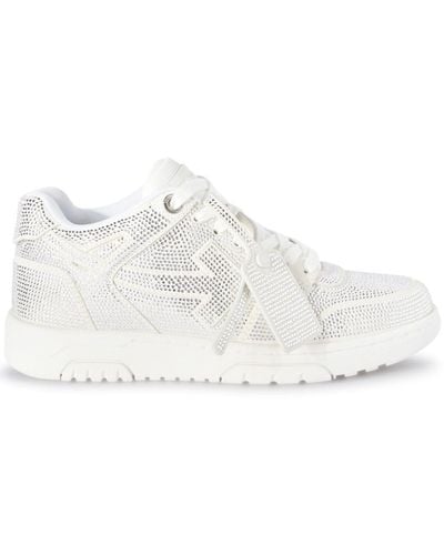 Off-White c/o Virgil Abloh Off- Out Of Office Rhinestone Trainers - White
