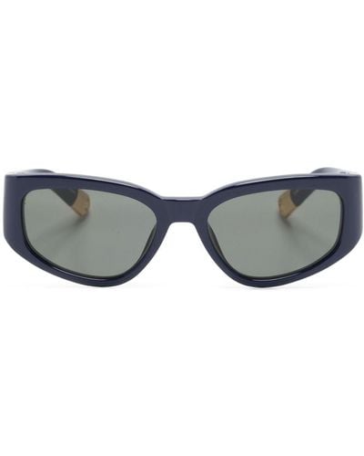 Jacquemus Rectangle-frame Sunglasses - Grey
