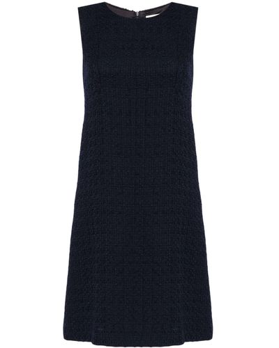 Jane Tweed Mini-jurk - Blauw