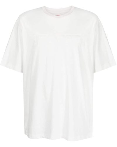 Ferrari Silicone Logo-print Cotton T-shirt - White