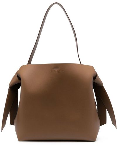 Acne Studios Sac porté épaule Midi à détail noué - Marron