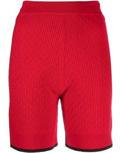 Barrie Shorts mit Stretchbund - Rot
