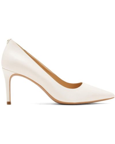 Michael Kors Alina Flex 76mm Leather Court Shoes - White
