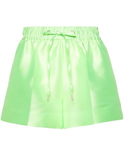 Sandro Shorts con cordones en la cintura - Verde