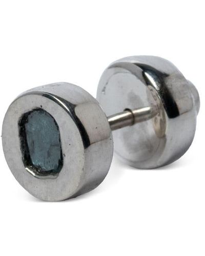 Parts Of 4 Tiny Stud Earring - Metallic