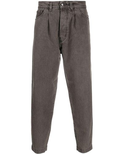 Societe Anonyme Mid-rise Tapered Jeans - Gray