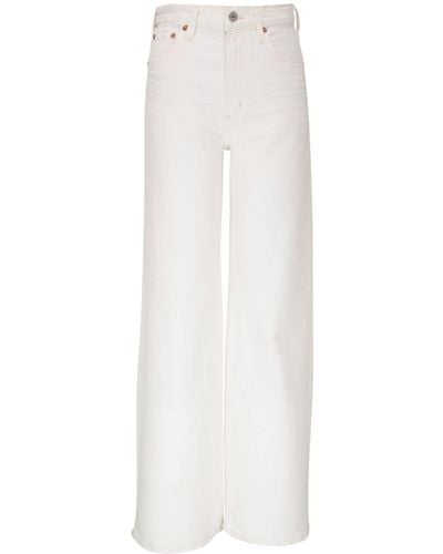 Citizens of Humanity High-rise Wide-leg Jeans - White