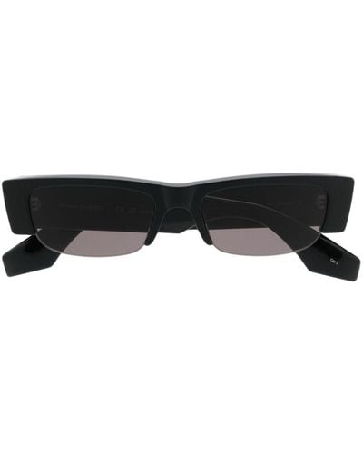 Alexander McQueen Gafas de sol con logo estampado - Negro