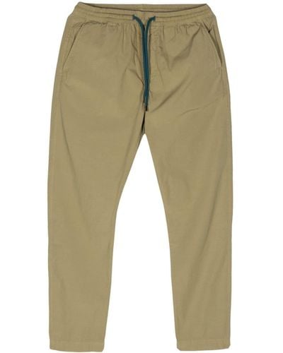 PS by Paul Smith Drawstring-waist Straight-leg Trousers - Natural