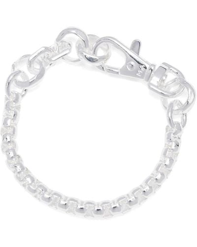 Martine Ali Silver Plated Bracelet - White