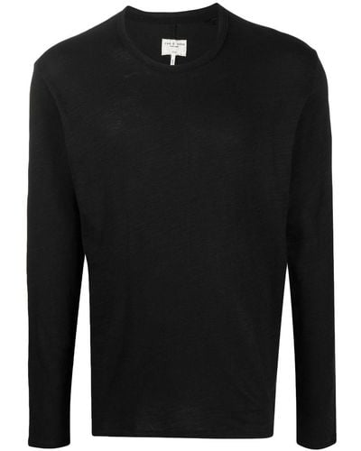 Rag & Bone T-shirt Met Lange Mouwen - Zwart